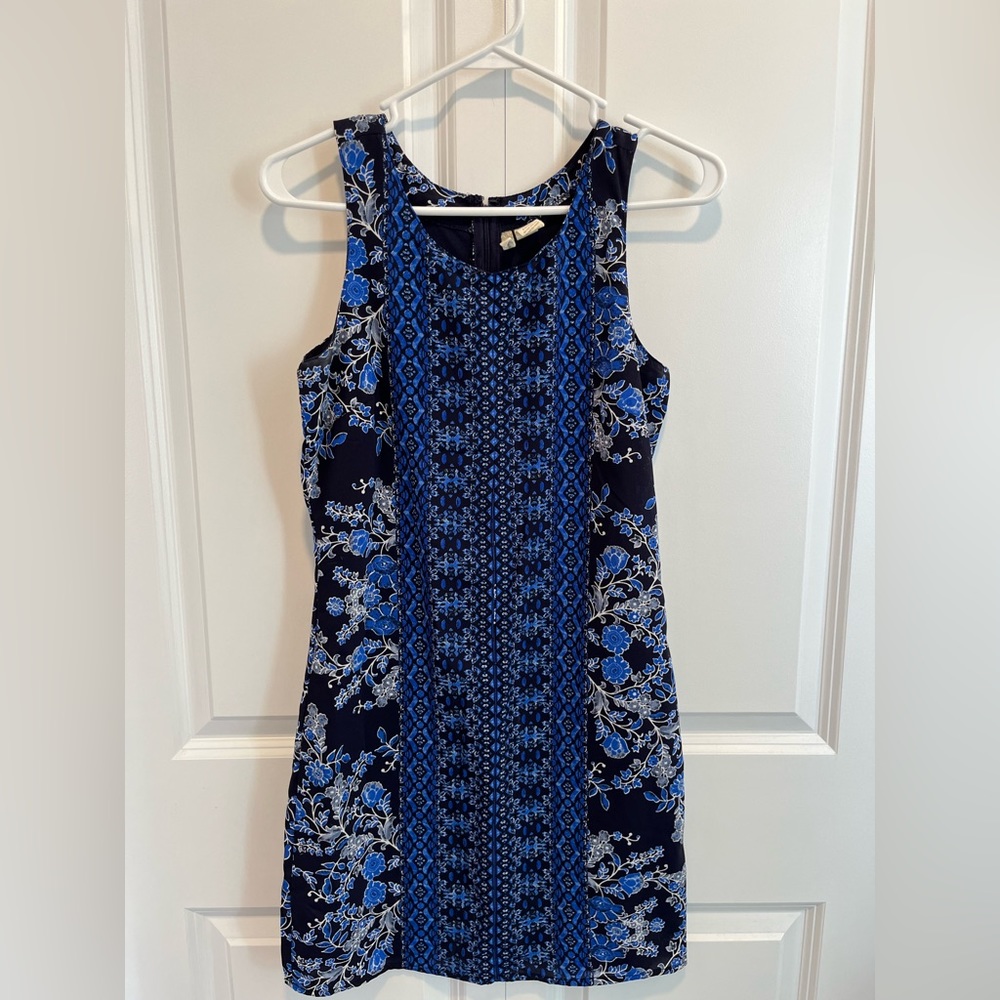 Blue shift dress
